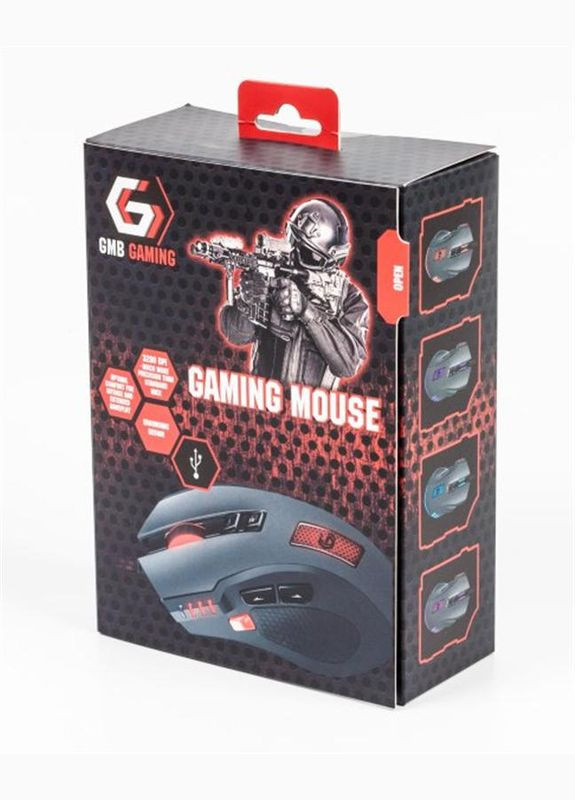 Мышь MUSG-004 Black, Grey USB Gembird (342331049)