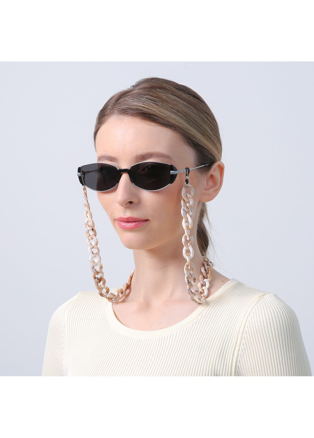 Цепочка для очков пластиковая цепь LuckyLOOK 776-661 (332944454)