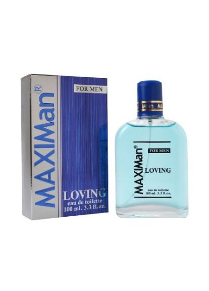 Туалетная вода для мужчин Maximan Loving 100 мл Aroma Perfume (349808581)