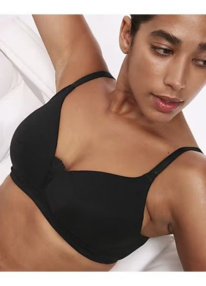 Черный демисезонный комплект нижнего белья Marks & Spencer