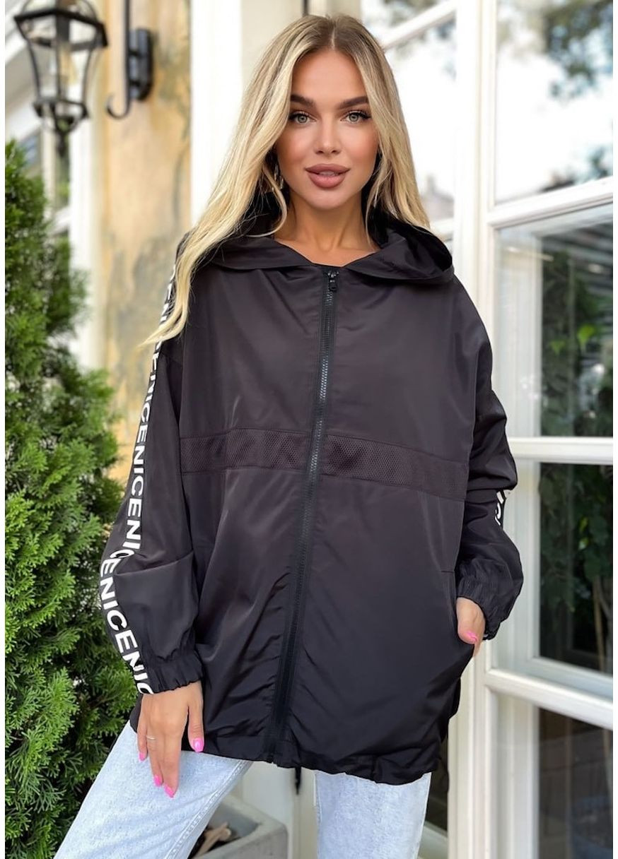 Ветровка, цвет Черный Fashion (361668109}