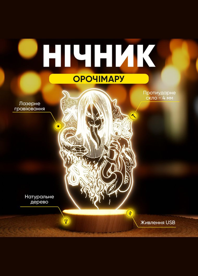 Светильник-ночник от USB "Орочимару" Lampic (308250531)