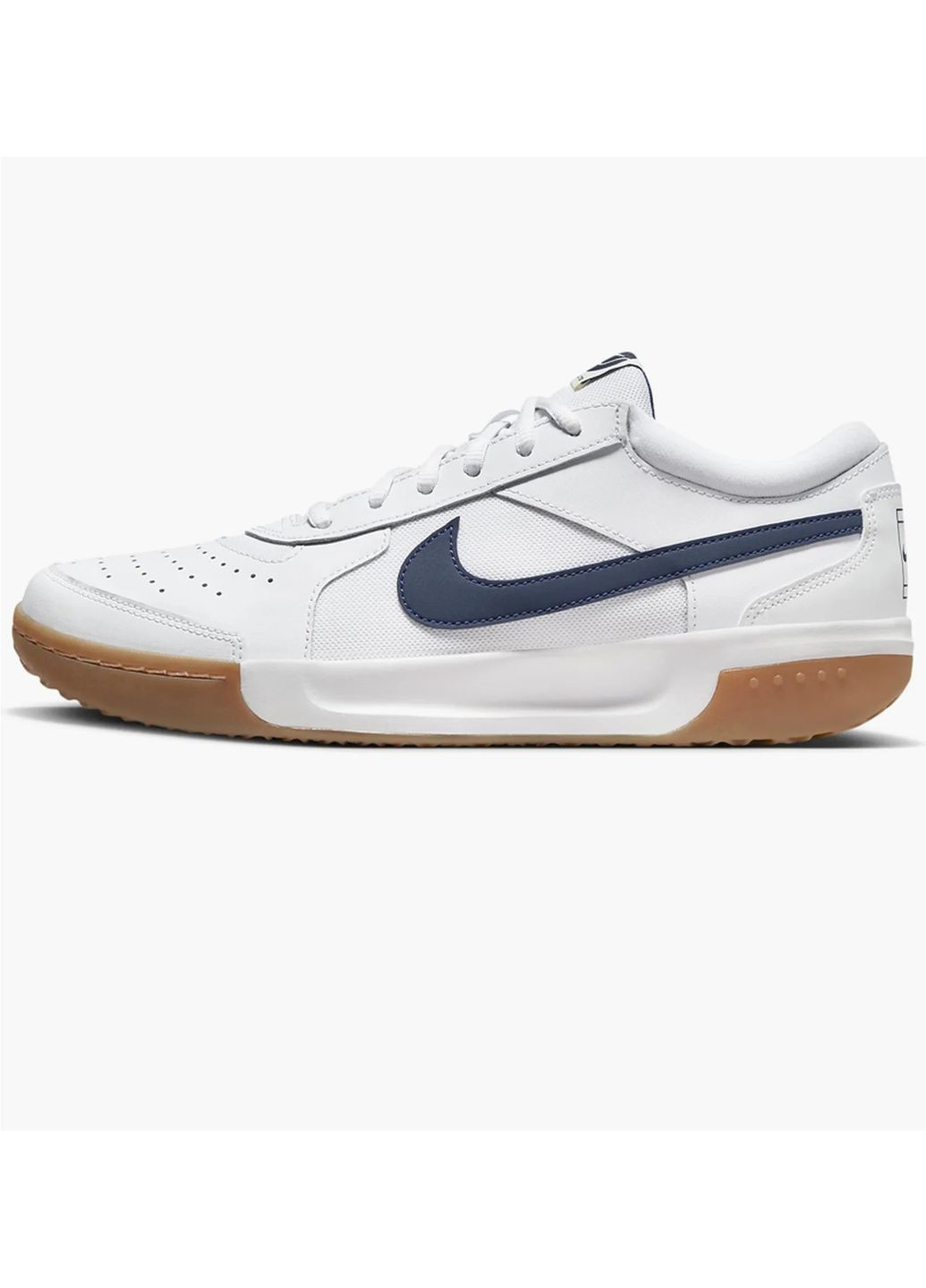 Білі кросівки чоловічі court air zoom lite 3 tennis shoes white Nike