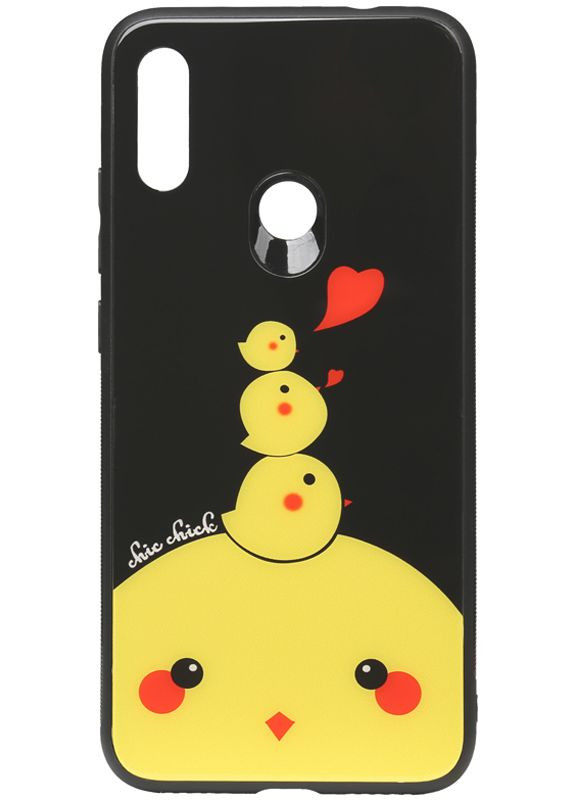 Чехол-накладка Cartoon Print Glass Case Xiaomi Redmi Note 7 Chicken Chick Toto (301509468)