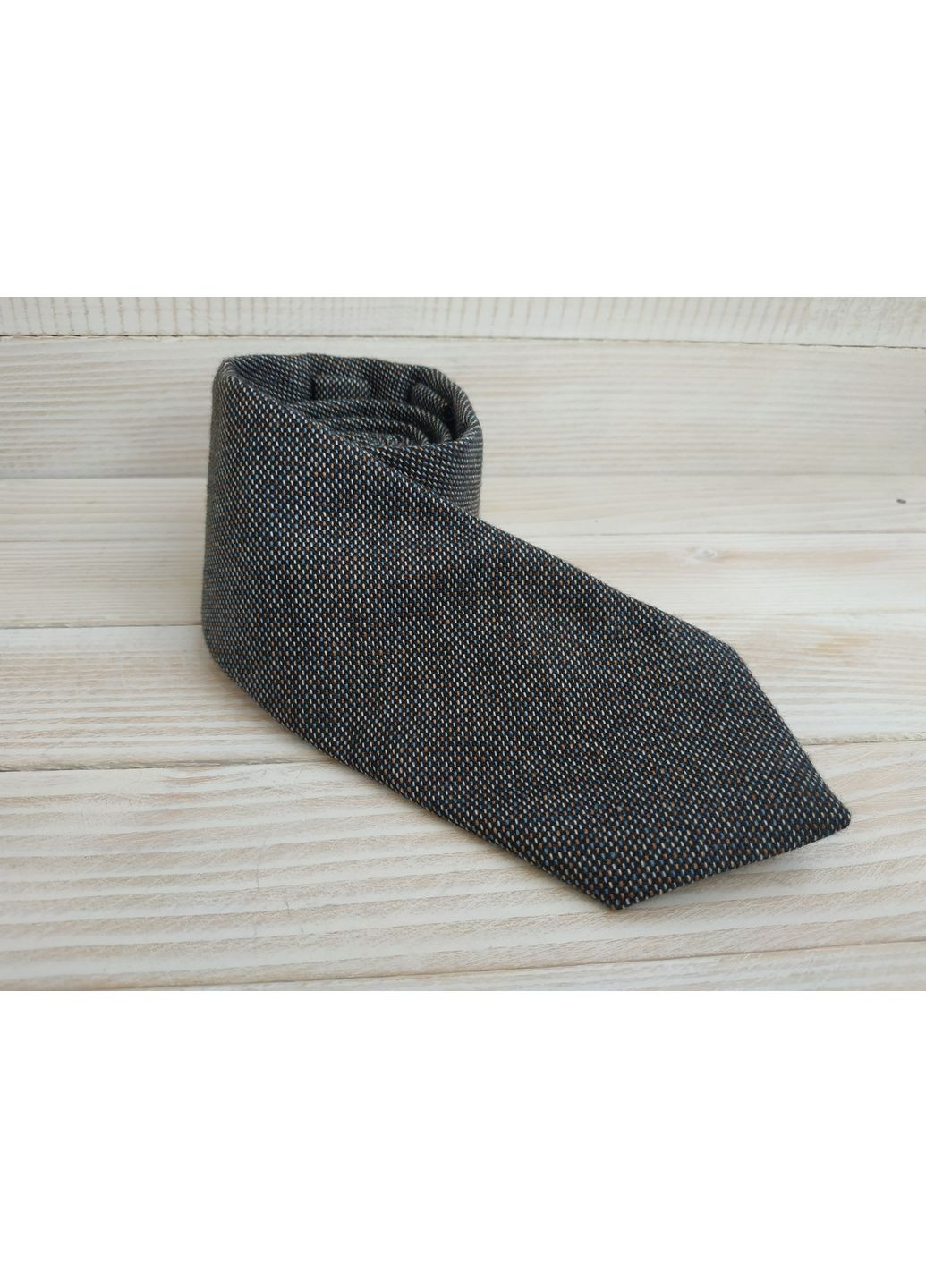 Коричневый галстук с вкраплениями Major Style (351892238)