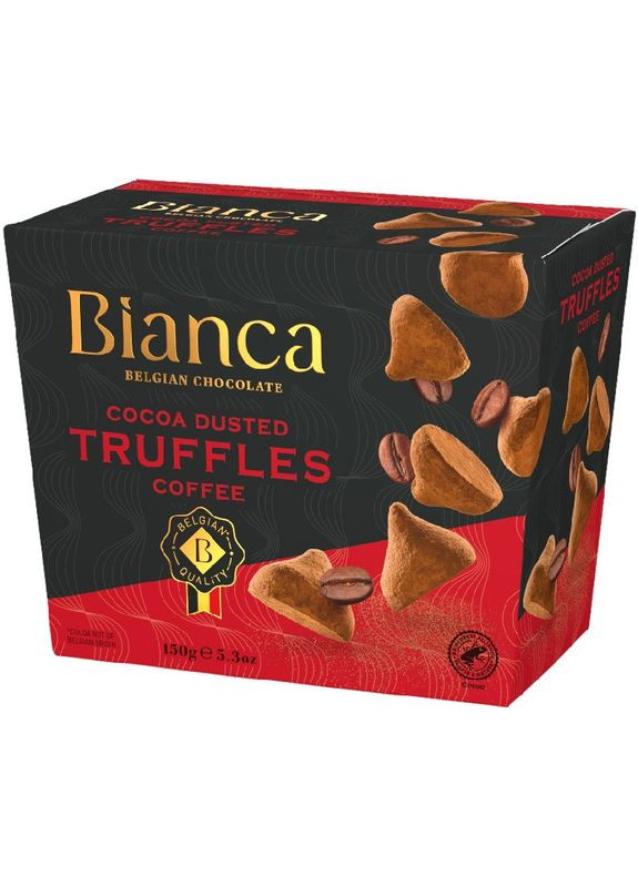 Цукерки Belgian Chocolate Truffles Coffee 150 г Bianca (351382485)