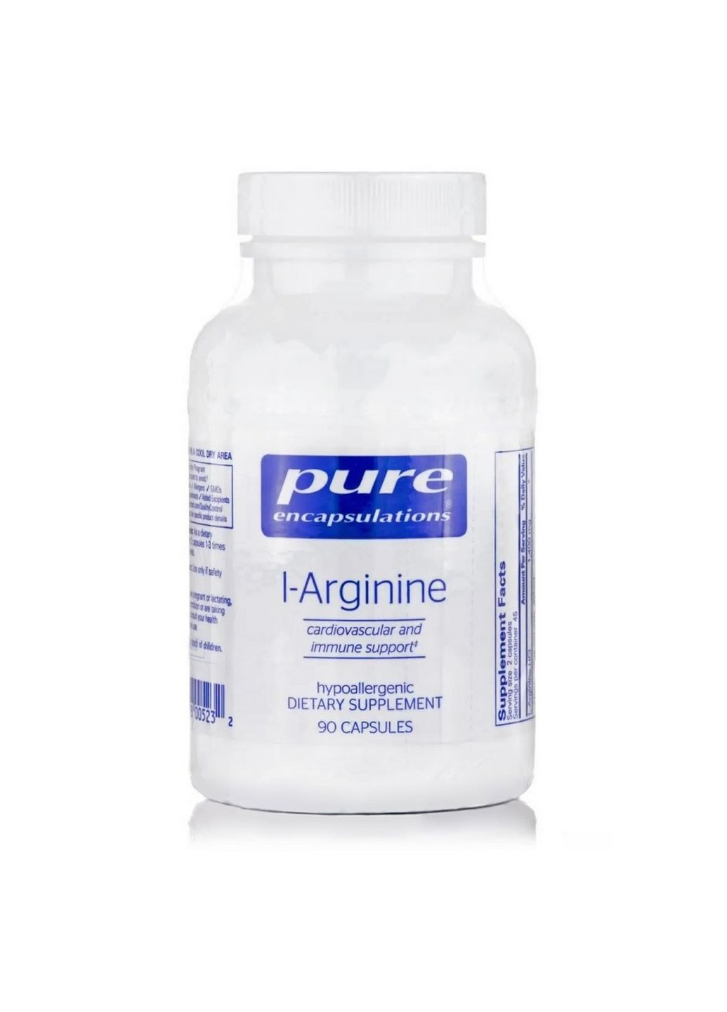 Аминокислота L-Arginine, 90 капсул Pure Encapsulations (293342880)