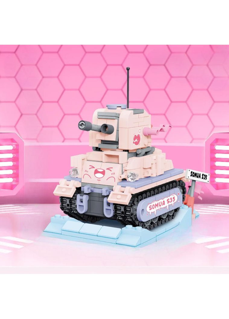 Конструкторский набор Танк 486 деталей Nadvirna No Brand (370269691)