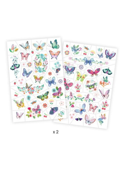 Набір наліпок на тіло Метелики DJ09249 Djeco (362314656)