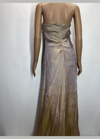 Пудрова святковий сукня зі шлейфом Rossorame однотонна