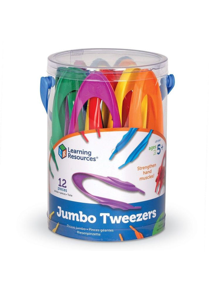 Большой пинцет Jumbo для развития мелкой моторики детей (1 шт.) Джамбо Learning Resources (338425991)