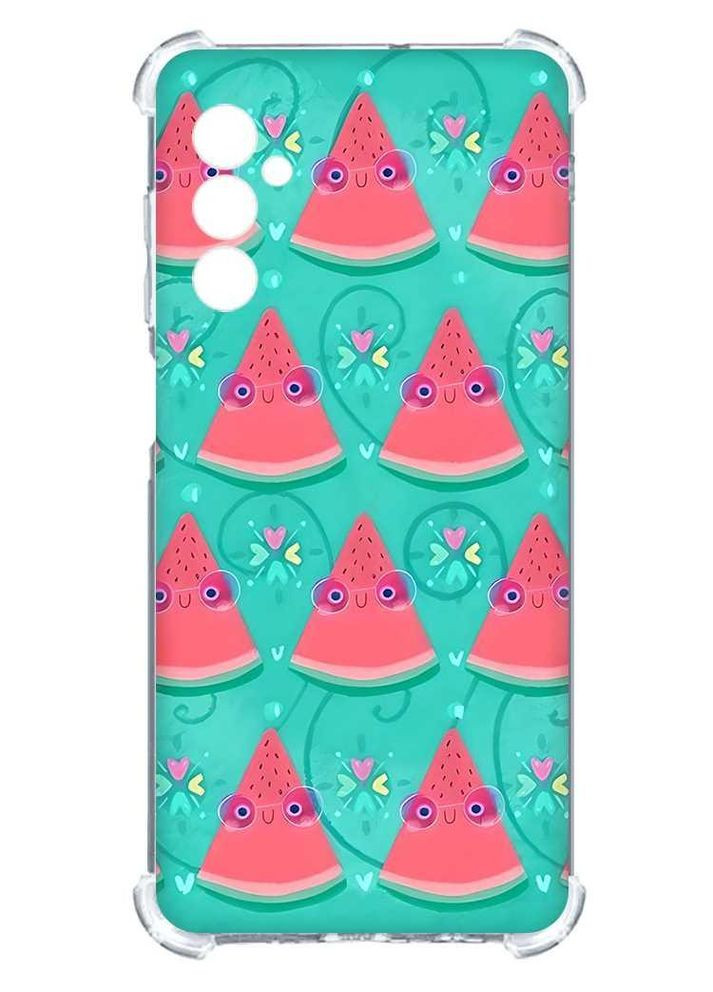 Чехол с утолщёнными углами на Samsung Galaxy A25 (A256):: Весёлые арбузики (принт 348) Creative (360687695)