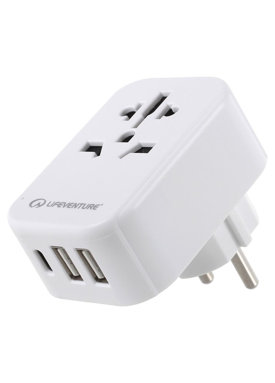 Адаптер European Travel Adaptor USB (77132) Lifeventure (315031369)