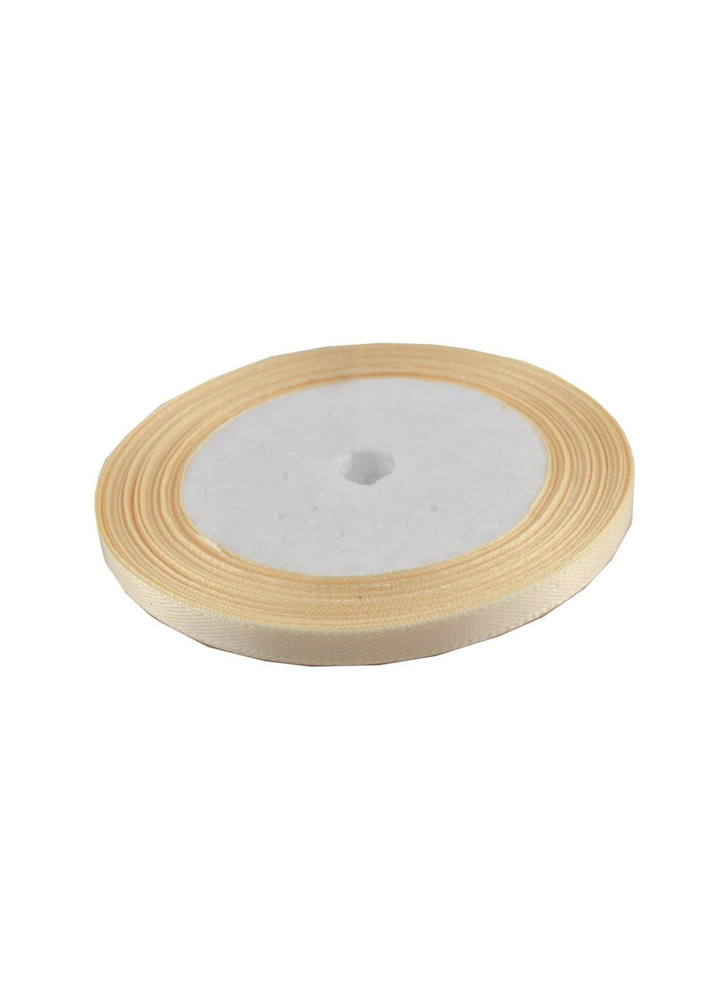 Стрічка атласна кремовий 7мм/23м Luvete (323201762)