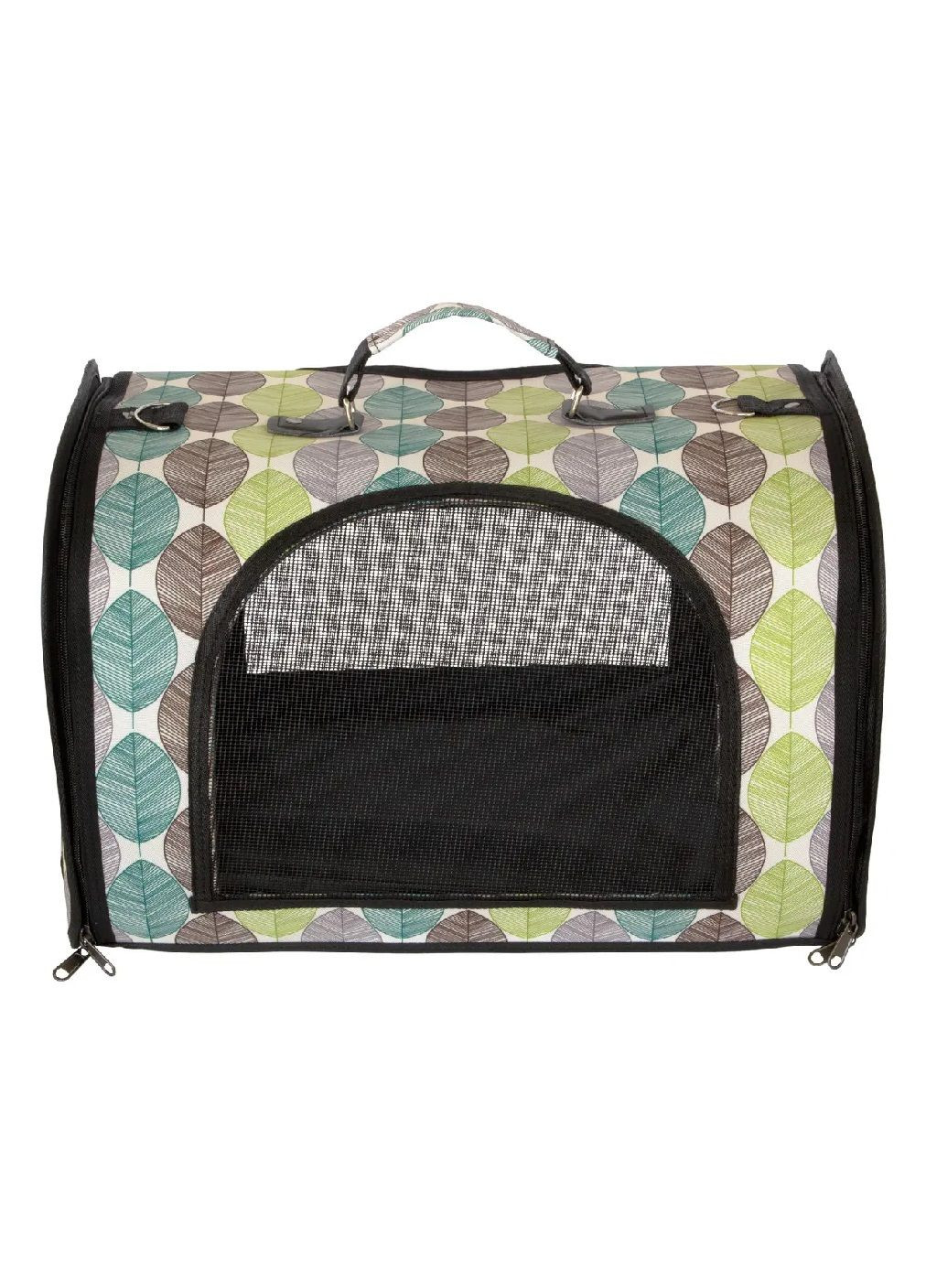 Сумка переноска складна для тварин гризунів котів собак з вентиляцією 46x28x30 см розмір L (477696-Prob) Зелена Unbranded (299049797)