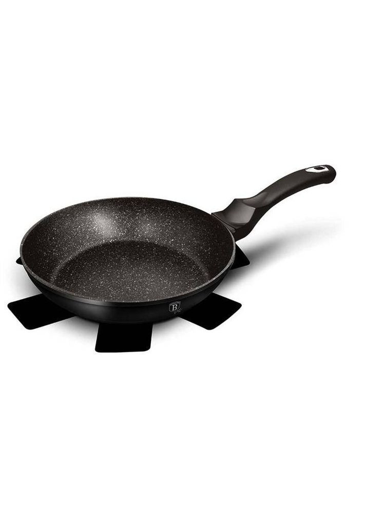 Сковорода Black Silver Collection 24 см (BH-1844) Berlinger Haus (314747064)