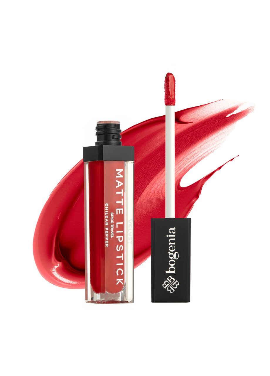 Матова рідка помада Matte Lipstik 8 мл 012 Chilean Pepper Bogenia (311216489)