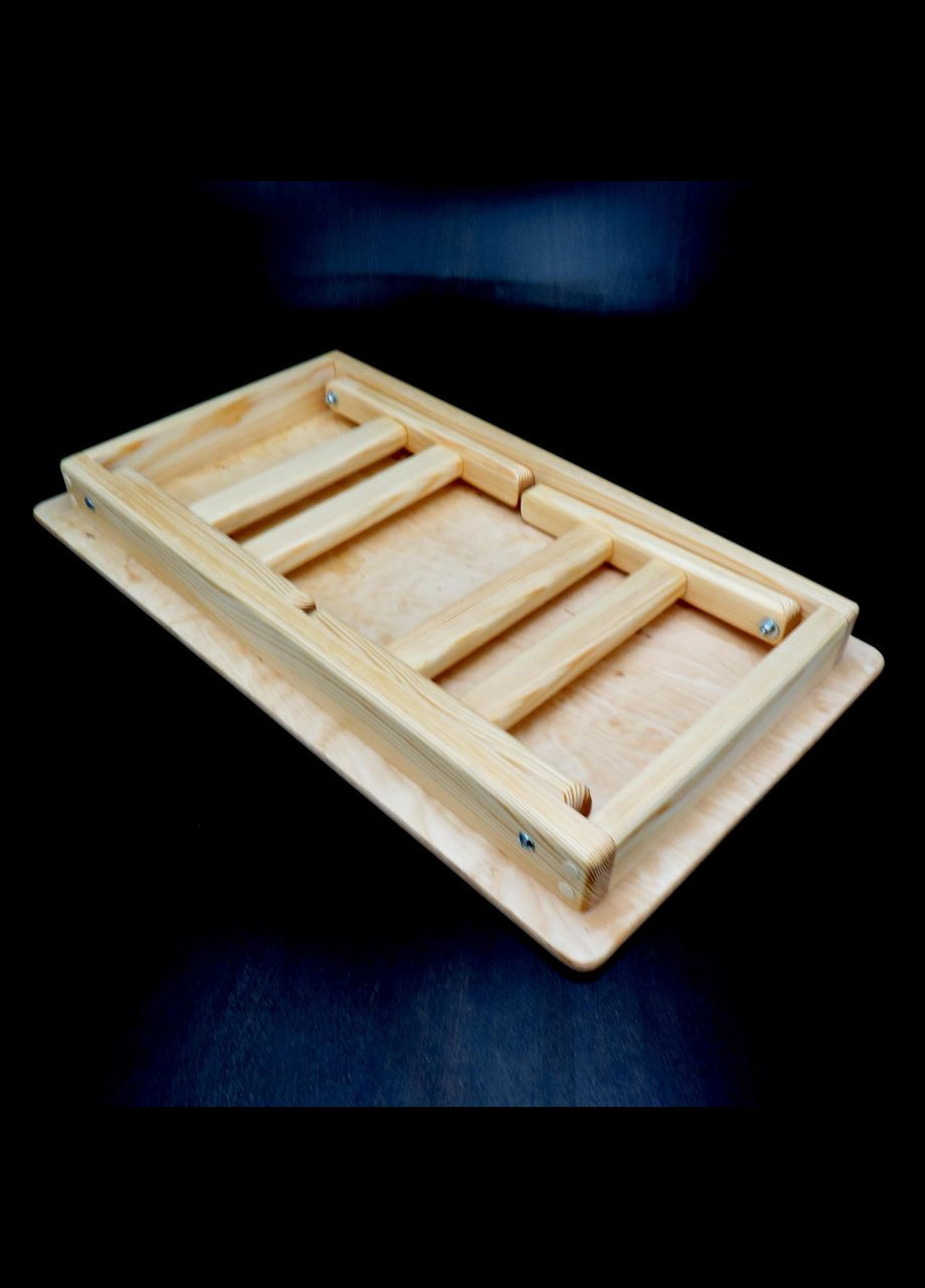 Столик-поднос для завтрака из дерева Нью-Джерси 40 ваниль (СТП-403302) No Brand (327865662)