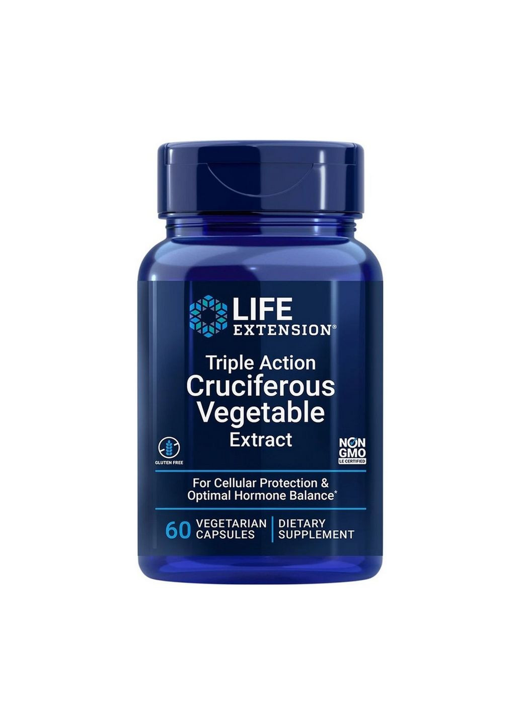 Натуральна добавка Triple Action Cruciferous Vegetable Extract, 60 вегакапсул Life Extension (293419668)