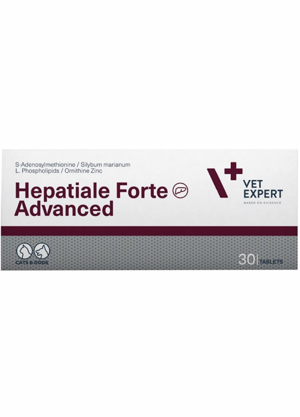 Пищевая добавка для поддержки и защиты функций печени у кошек и собак Hepatiale Forte Advanced 30 таблеток (5902768346169) VetExpert (279566530)