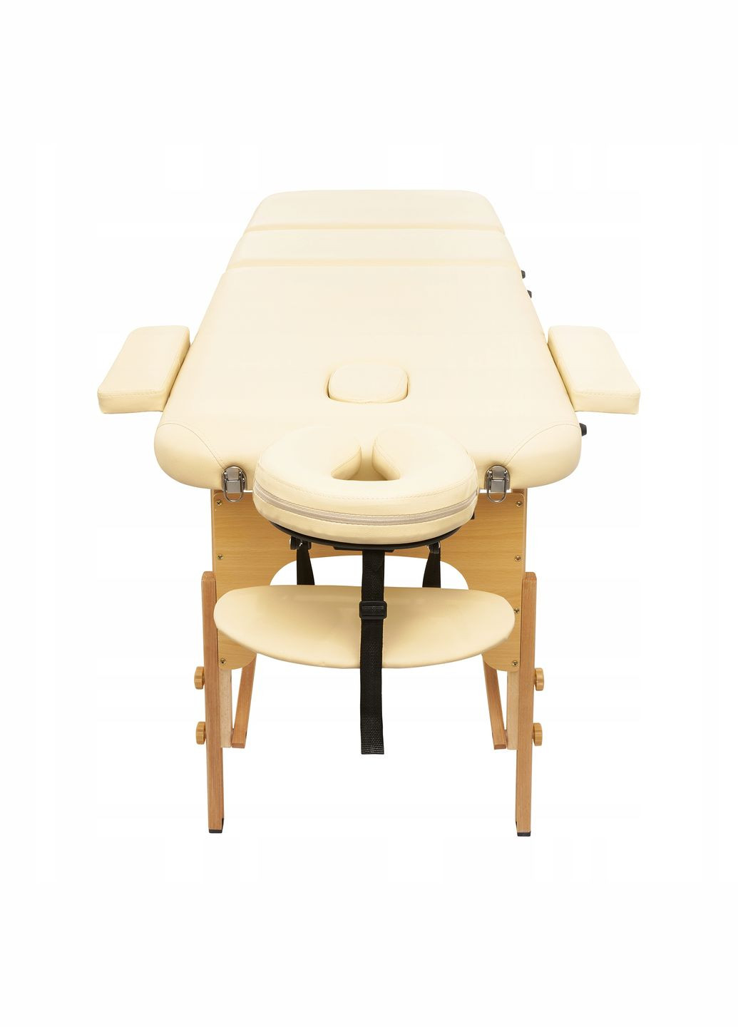 Масажний стіл складний Massage Table+ Wood W60 Beige (P-5907739318367) 4FIZJO (301733342)