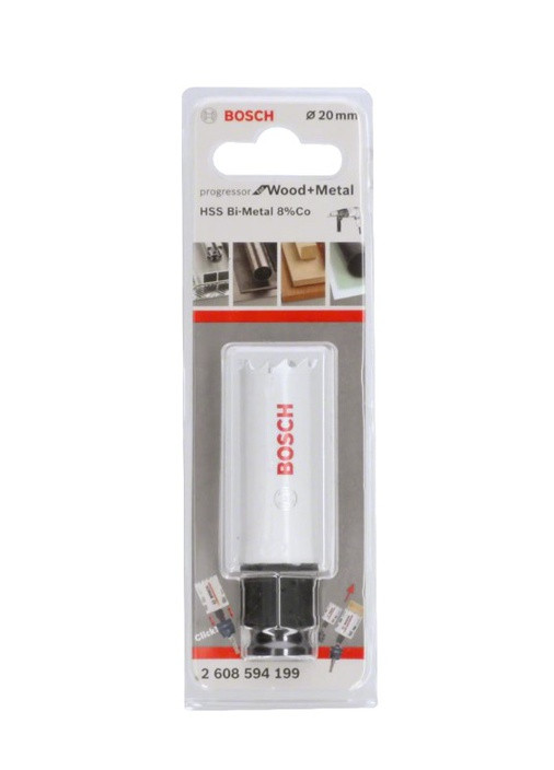 Коронка біметалева HSS Progressor (20х44 мм) корончасте свердло (21654) Bosch (295033420)