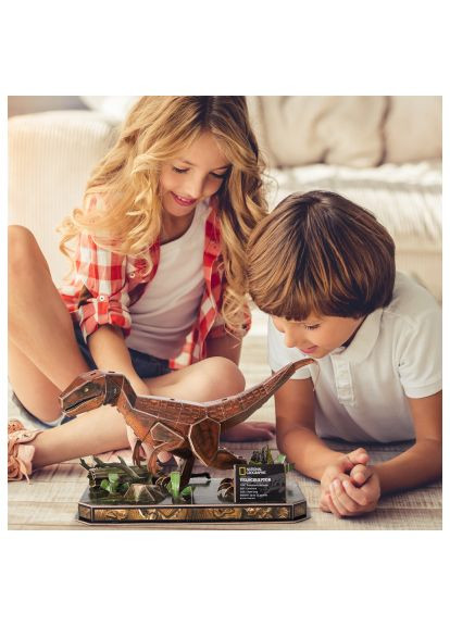 Пазл Cubic Fun (DS1053h) CubicFun 3D National Geographic Dino Велоцираптор (366160067)