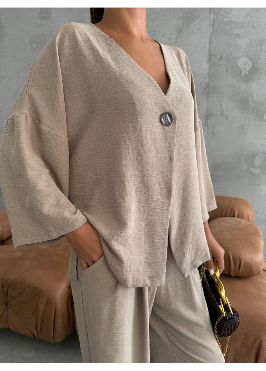 Женский костюм-кимоно из американского крепа – Размерная сетка в описании. DK/DL Мода без кордонів (359556922)