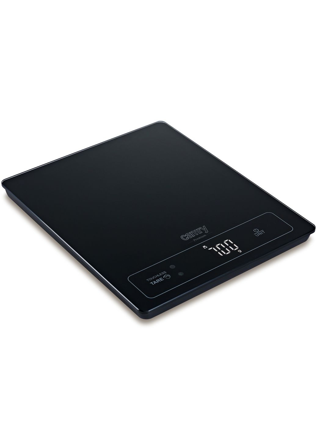 Ваги кухонні CR 3175 black електронні/ 15кг/ г; мл, унція/ USB type C/ автовимкнення/ скло Camry (362214259)