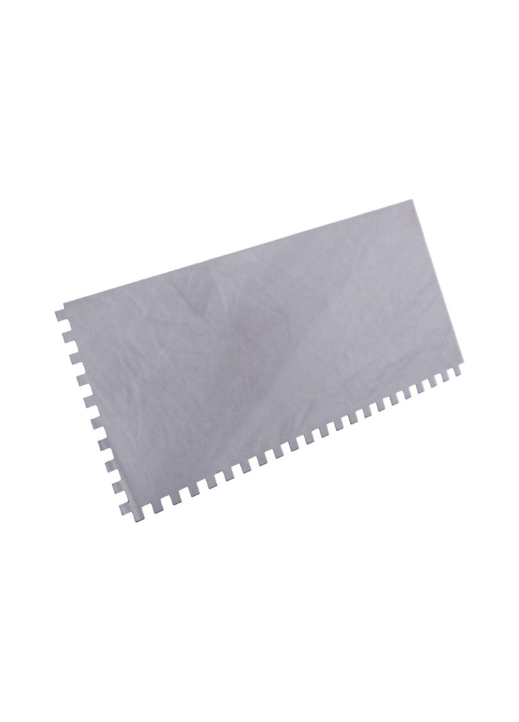 Гладилка неіржавка 270 x 125 мм зуб 6 x 6 мм (08-2826) синя Mastertool (349818746)