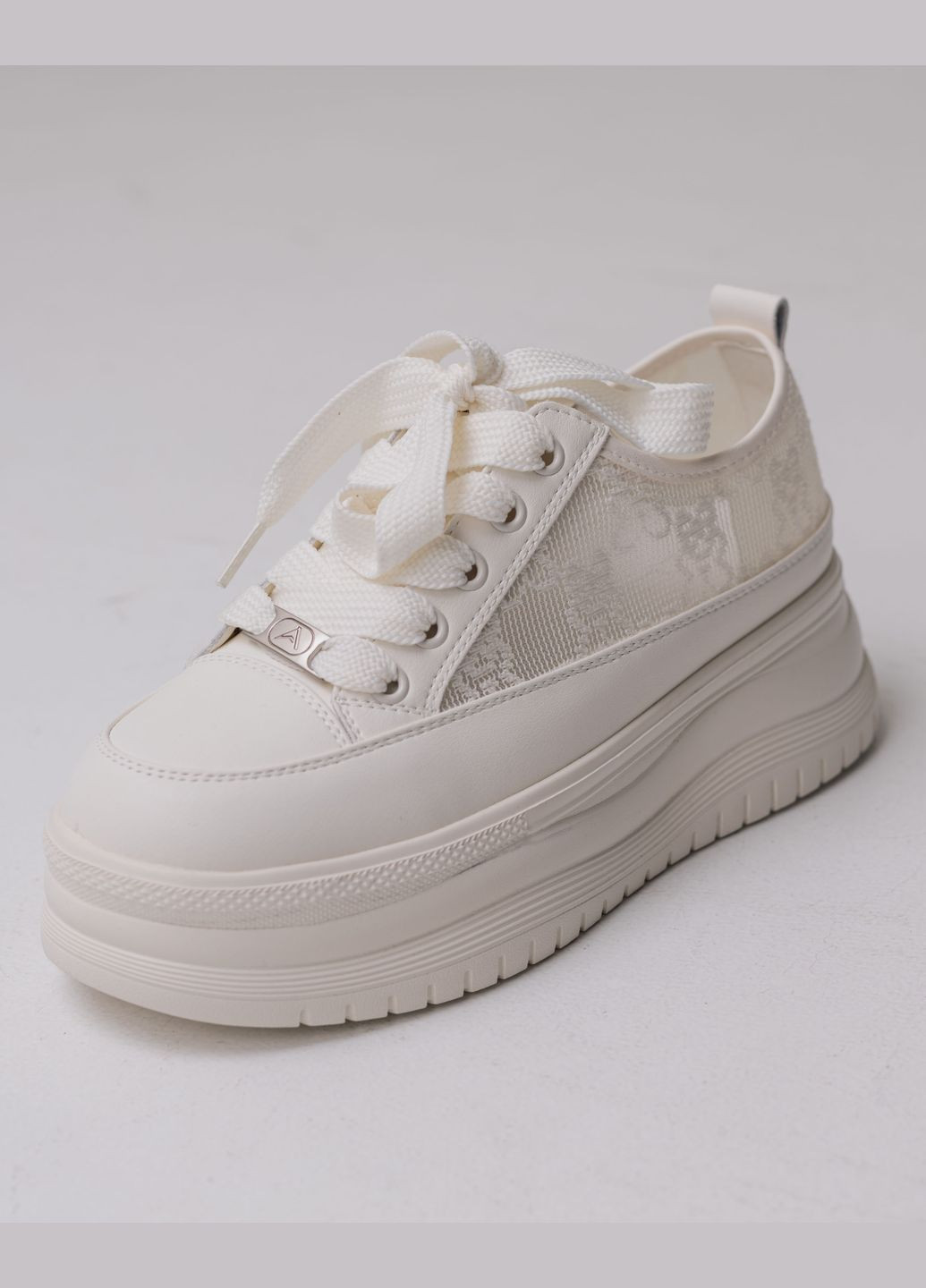 Кросівки шкіра замша ALLSY білі літо (322319125)