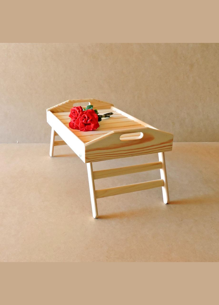 Столик-поднос для завтрака из дерева Аляска бланже (СТП-001701) No Brand (327846401)