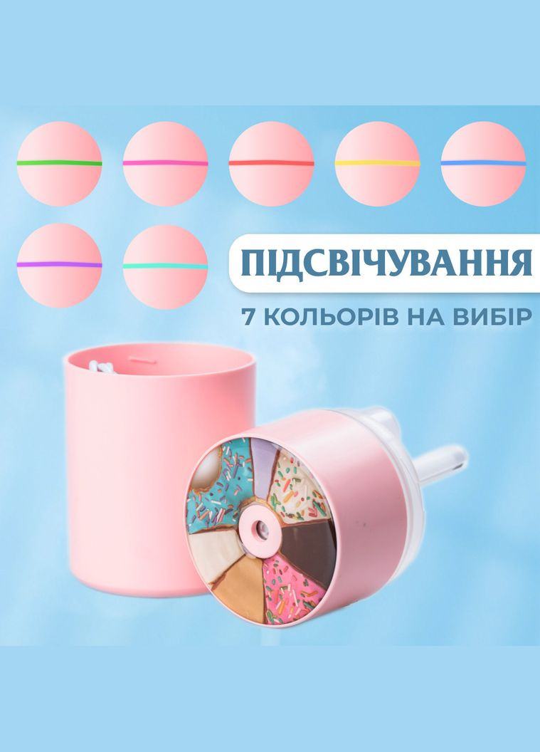 Зволожувач повітря H2O Humidifier 450ml Happy Life HPBH16986P (302391404)