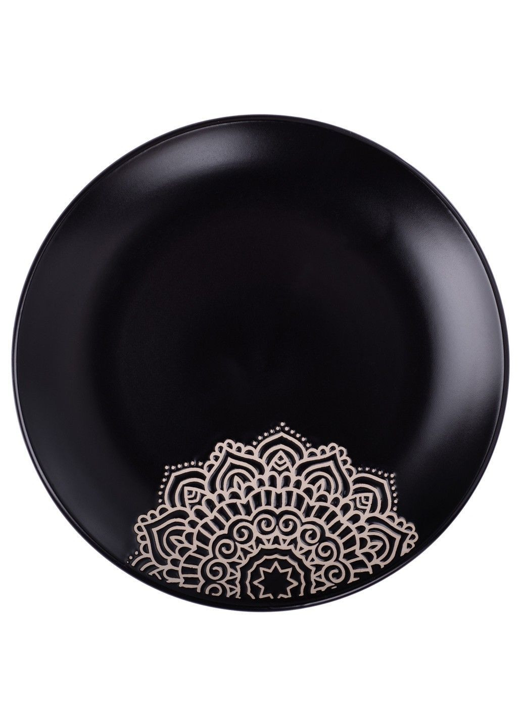 Тарілка KORA 25 см/обід./чорна (JH5277S-1) Limited Edition (365276822)