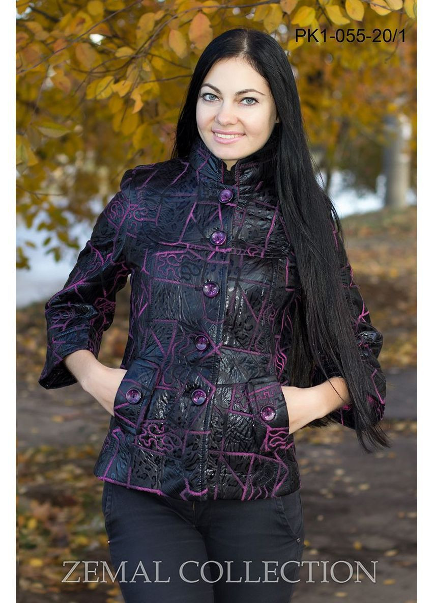 Фіолетова демісезонна куртка Zemal