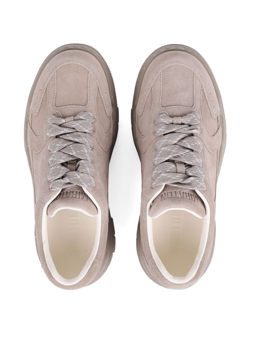 Сірі жіночі кеди h2599b-1-3 сірий велюр MIRATON