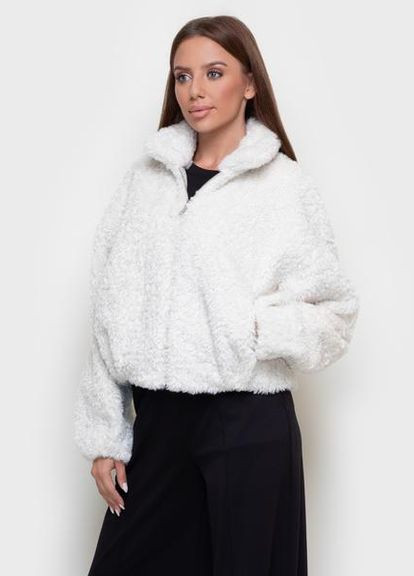 Стильная дубленка 1442-1M-D Молоко #4/1 SAM MK Samange (313105473)