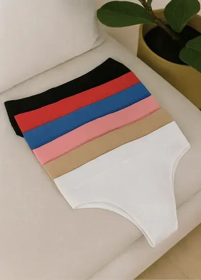 Бразиліана в рубчик на високій посадці колекції «Дихання» VIDCHUY (348134832)