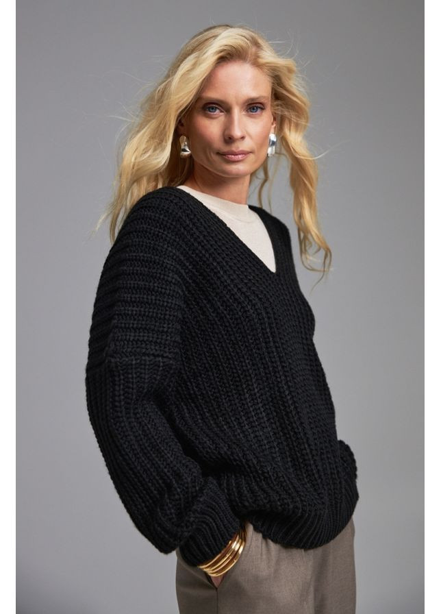 Черный джемпер 1619 черный Triko Bakh