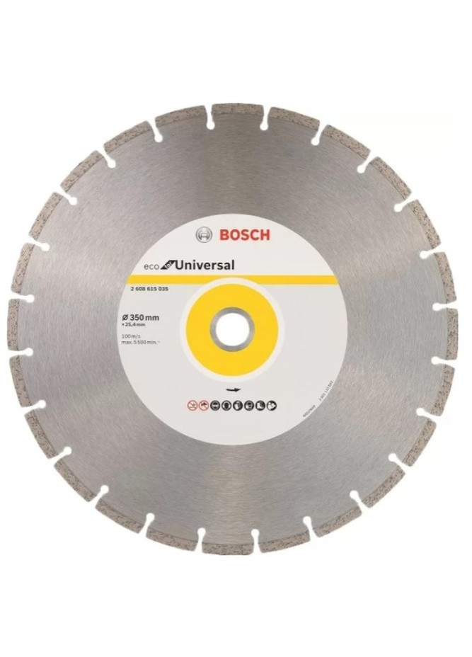 Алмазный диск ECO Universal (350х25.4 мм) круг отрезной сегментный по бетону (21707) Bosch (267819109)
