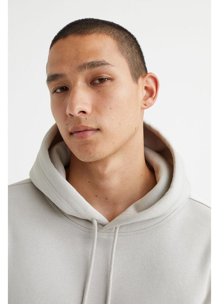 Худі фліс,світло-сірий, H&M (284669404)