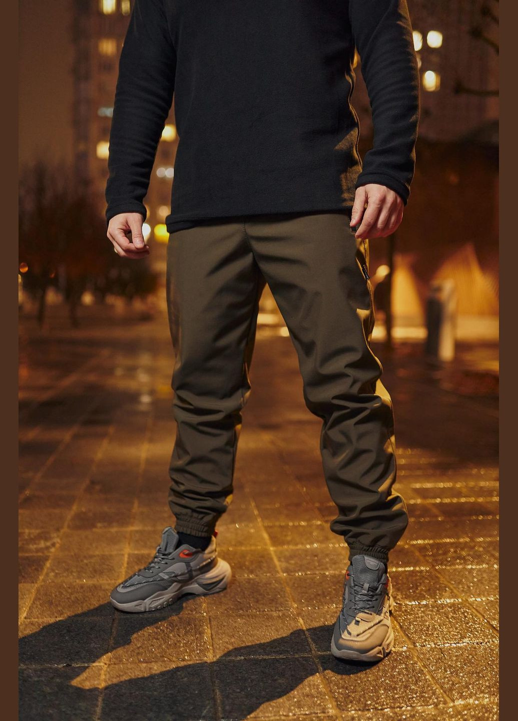 Хаки брюки Vakko