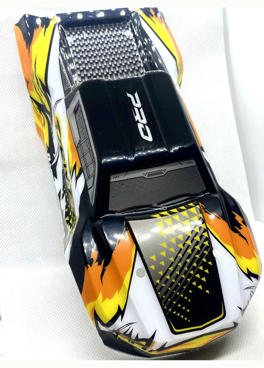 Корпус кузов для машини Conquer монстер-трак RC 1/16 Помаранчевий ( код: 16102-6211 ) WL Toys (331902339)