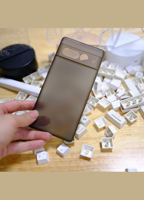 Ультратонкий чехол для Google Pixel 7 Pro матовый пластик Viseaon (322212758)