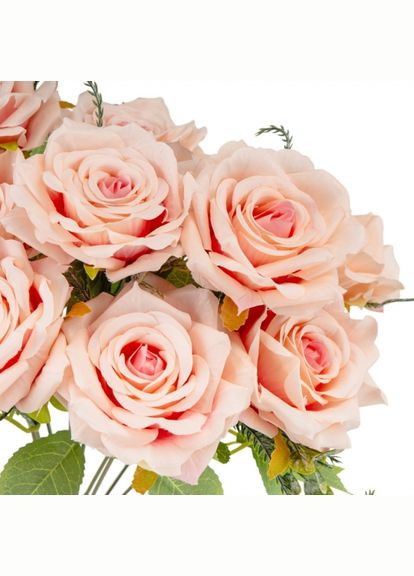 Букет роз, 9 бутонов, нежно-розовый, 40 см (9207-015) ELISEY Троянда (324795072)