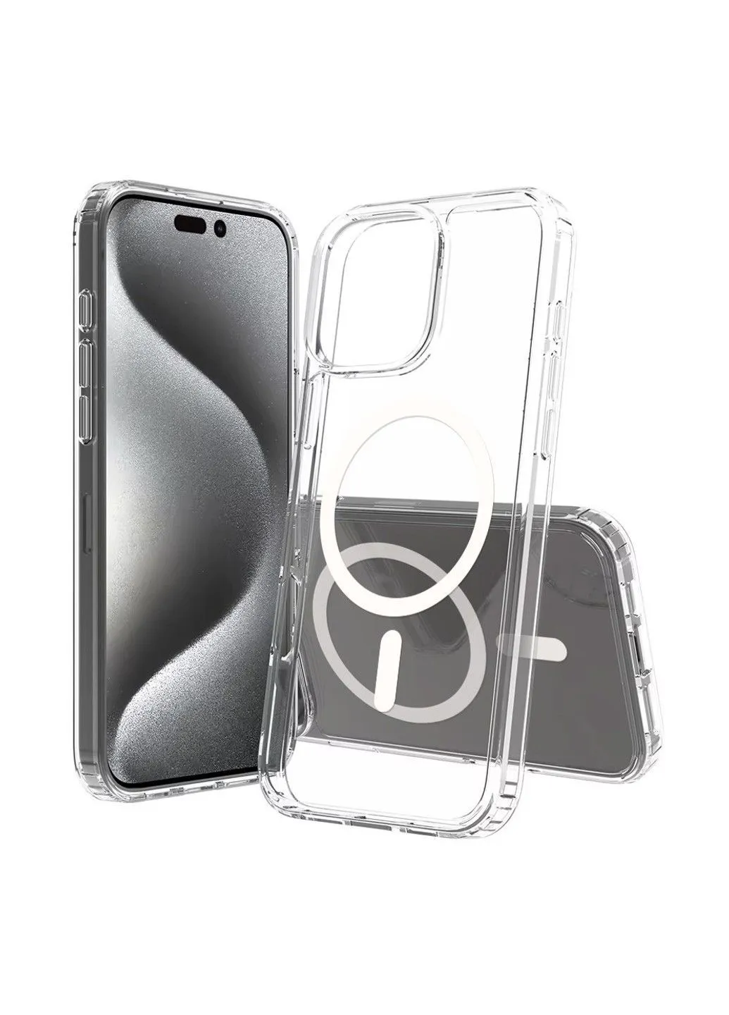 Чехол Acrylic MagSafe HQ для Apple iPhone 16 Pro Transparent Cosmic (398196068)