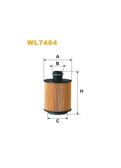 Фільтр масляний ALFA ROMEO, FIAT, OPEL, SUZUKI WL7464 WIX Filters (366166975)