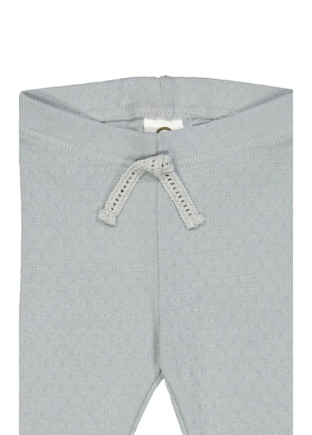 Серые демисезонные детские леггинсы для девочки жасмин (25111285) Green Cotton