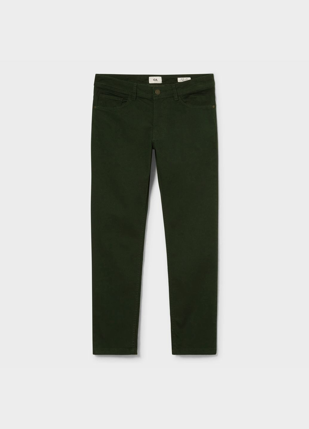 Зеленые демисезонные джинсы regular fit C&A