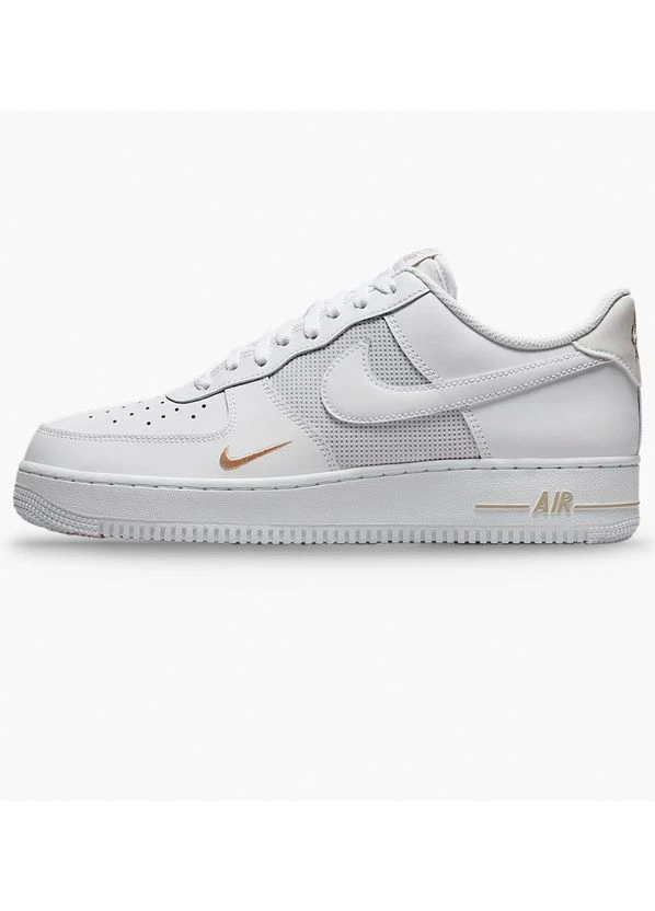 Белые демисезонные кроссовки air force 1 07 lv8 jd l white io1283-100 Nike